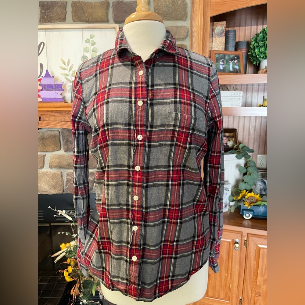 Women’s JCREW Flannel Button Up Shirt